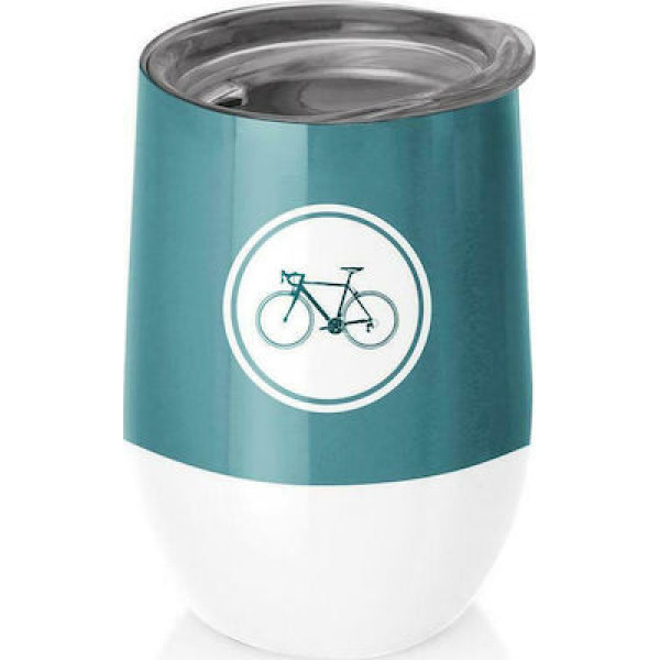 ΚΟΥΠΑ ΘΕΡΜΟ bioloco office Bicycle Love MUG 420ml 6x8x13 cm 