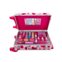 CREATE IT Love Γούνινο Βαλιτσάκι Καλλυντικών Τρόλλευ