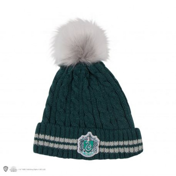 Harry Potter UNISEX ΣΚΟΥΦΟΣ ΜΕ POM POM SLYTHERIN