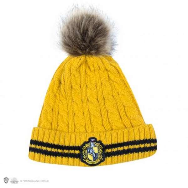 Harry Potter UNISEX ΣΚΟΥΦΟΣ ΜΕ POM POM HUFFLEPUFF