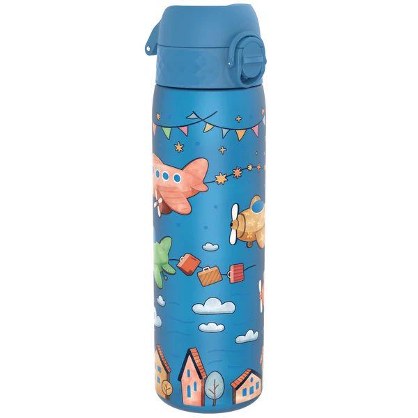 ION8 leak proof BPA free sport water bottles 500ml / 17oz Airplanes