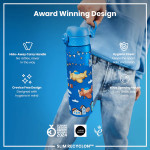 ION8 leak proof BPA free sport water bottles 500ml / 17oz Airplanes