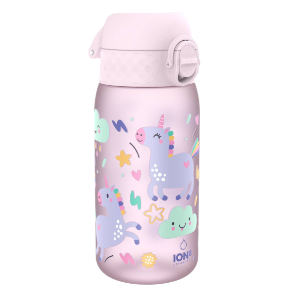 ION8 leak proof BPA free sport water bottles 350ml / 12oz Unicorn