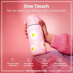 ION8 400ml 13oz Leak-Proof Water Bottle Daisies