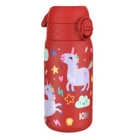 ION8 400ml 13oz Leak-Proof Water Bottle Red Unicorns