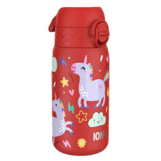 ION8 400ml 13oz Leak-Proof Water Bottle Red Unicorns