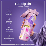 ION8 600ml 20oz Leak-Proof Water Bottle Unicorns