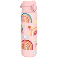 ION8 leak proof BPA free insulated water bottles 500ml / 17oz Rainbows