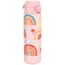 ION8 leak proof BPA free insulated water bottles 500ml / 17oz Rainbows
