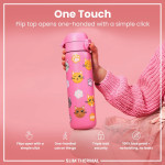 ION8 leak proof BPA free insulated water bottles 500ml / 17oz Cats