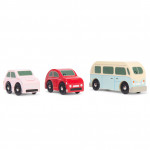 Le Toy Van Ξύλινα Παιχνίδια Σετ Retro Metro Αυτοκίνητα