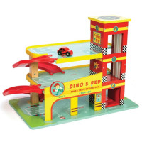 Le Toy Van Ξύλινα Παιχνίδια Dinos Toy Garage