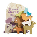Le Toy Van Ξύλινα Παιχνίδια Wooden Stacking Animals Bag