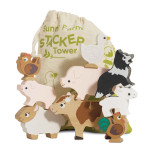 Le Toy Van Ξύλινα Παιχνίδια Farmyard Stacking Animals Bag