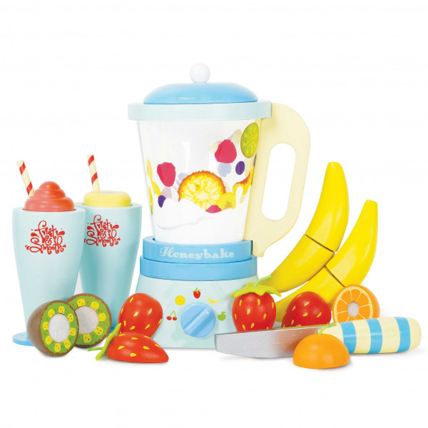 Le Toy Van Blender Honeybake Wooden Fruit Set