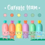 Legami Σετ 6 Mini Highlighters Carrate Team