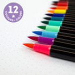 Legami Set of 12 Brush Markers