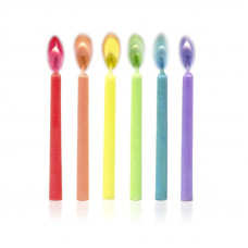 Party Candles with Coloured Flames Legami