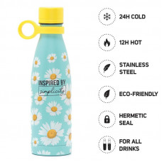 Ζεστό κρύο Θερμός μπουκάλι 500 Ml Daisy Legami