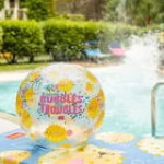 Φουσκωτή μπάλα θαλάσσης Glitter Beach Ball Pufferfish