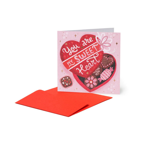 Legami Scratch to Reveal Greeting Card Chocolate Box