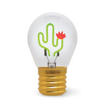 Legami Επιτραπέζιο φωτιστικό σε σχήμα λαμπτήρα Bulb Fiction Cactus