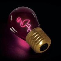 Legami Επιτραπέζιο φωτιστικό σε σχήμα λαμπτήρα Bulb Fiction Flamingo