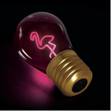 Legami Επιτραπέζιο φωτιστικό σε σχήμα λαμπτήρα Bulb Fiction Flamingo