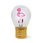 Legami Επιτραπέζιο φωτιστικό σε σχήμα λαμπτήρα Bulb Fiction Flamingo