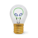 Legami Επιτραπέζιο φωτιστικό σε σχήμα λαμπτήρα Bulb Fiction Alien