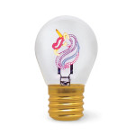 Legami Επιτραπέζιο φωτιστικό σε σχήμα λαμπτήρα Bulb Fiction Unicorn