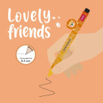 Legami Gel Pen Lovely Friends Lion