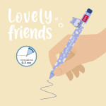 Legami Gel Pen Lovely Friends Hippo