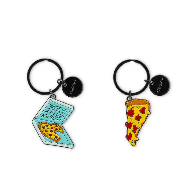 Legami Set of 2 Enamel Key Chains What a Key Ring