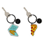 Legami Set of 2 Enamel Key Chains What a Key Ring