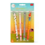 Legami Set of 4 Erasable Gel Pens Farm