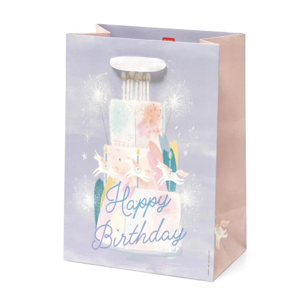 Gift Bag Medium Unicorn Cake Legami