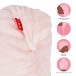 Legami Hair Turban Towel Love My Hair Pink