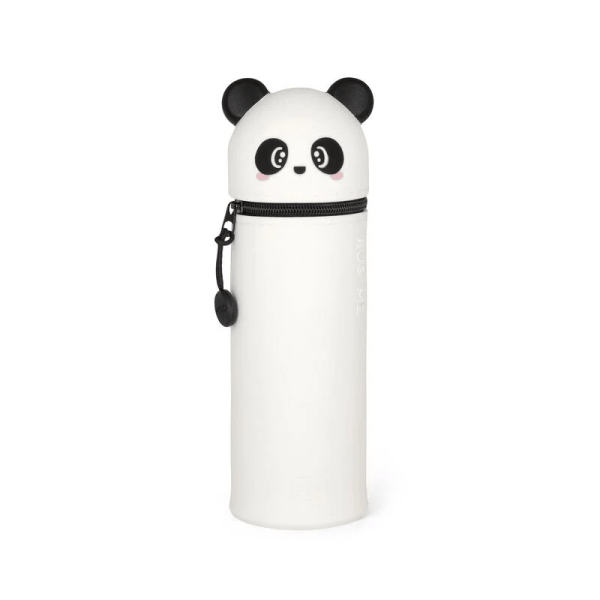 Legami 2 in 1 Μαλακή Σιλικόνη Pencil Case Panda Kawaii