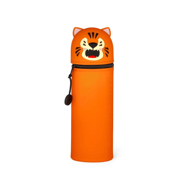 Legami 2 in 1 Μαλακή Σιλικόνη Pencil Case Tiger