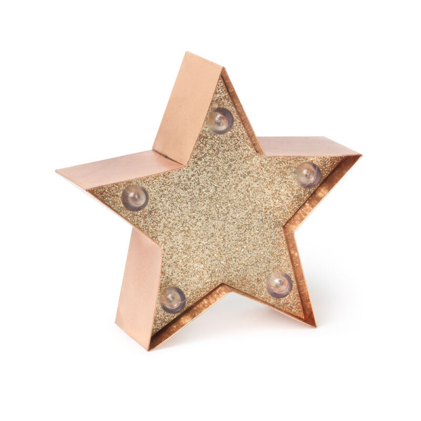 Legami Μίνι φωτιστικό διακοσμητικό Star with Gold Glitter