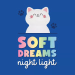 Επαναφορτιζόμενο φωτάκι νυκτός Soft Dreams Kitty