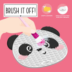 Makeup Brush Cleaning Mat Brush it Off Legami Panda