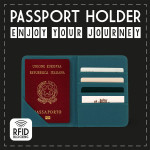 Passport Holder Petrol Legami