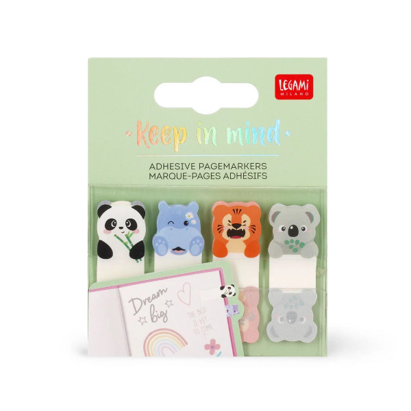 Legami Αυτοκόλλητοι Σελιδοδείκτες Keep in Mind Cute Animals