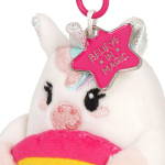 Legami Plush Key Ring Super Soft Tiny Unicorn