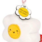 Legami Plush Key Ring Super Soft Tiny Daisy