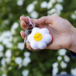Legami Plush Key Ring Super Soft Tiny Daisy