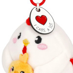 Legami Plush Key Ring Super Soft Tiny Hen