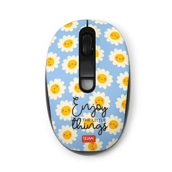 Legami Wireless Mouse with USB Receiver Daisy